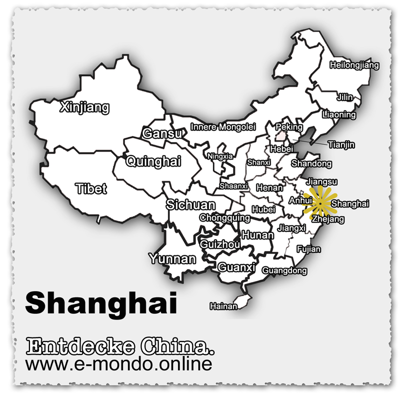 China-Shanghai-Karte China-Shanghai-Karte