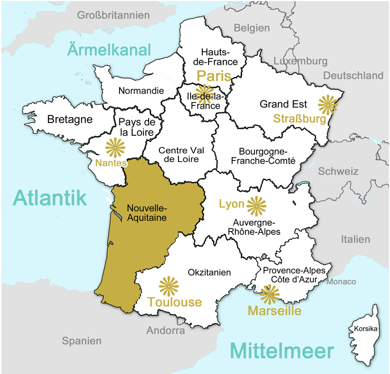 Frankreich Regionen E Mondo