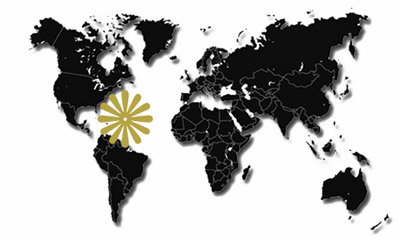 Amerika-Reiseziele-Karte Amerika-Reiseziele-Karte
